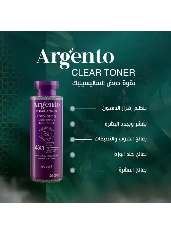 Argento Clear Toner, 200 ml - Image 4